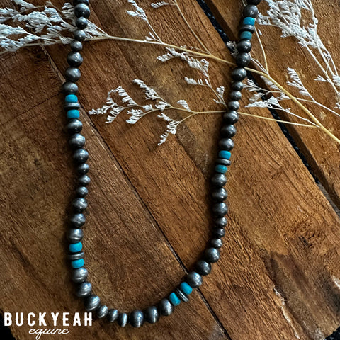 Turquoise & Navajo Beaded Necklace