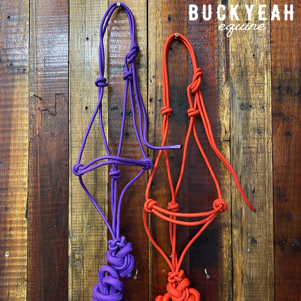 Full Cowboy Knot Halter with Re-moveable Lead