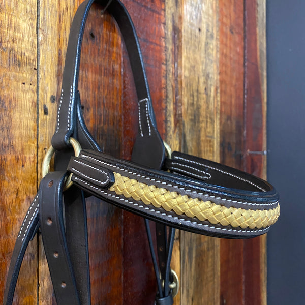 Barcoo Bridle - Gold Plait