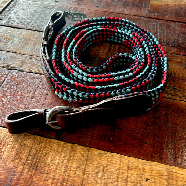 7ft Flat Braided Trail Reins