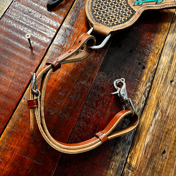 Teal Arrows Browband Tack Set