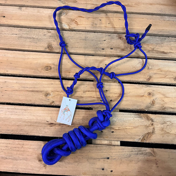 Twisted Cowboy Knot Halter with Removeable Lead