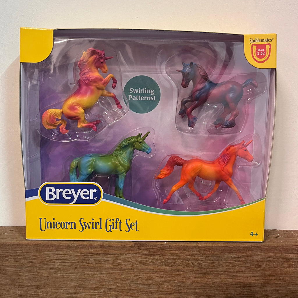Breyer Stablemates Swirl 4 Piece Gift Set