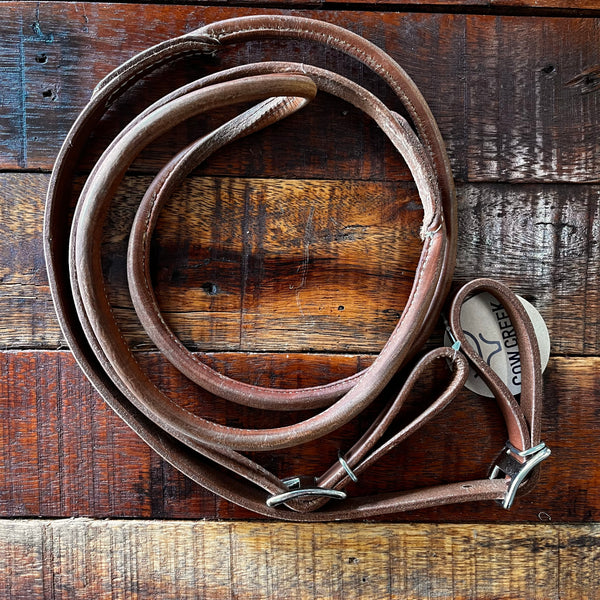 8ft Argentina Leather Rope Reins