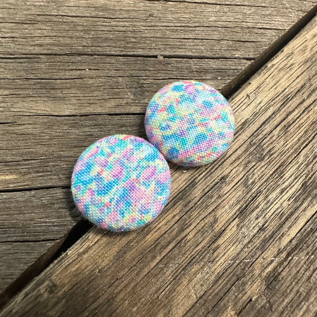 Mermaid Fabric Earrings