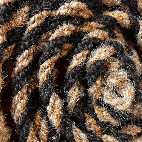 23FT Horse Hair Mecate Reins with Leather Popper