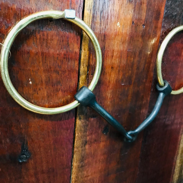 Gold Loose Ring Sweet Iron Snaffle