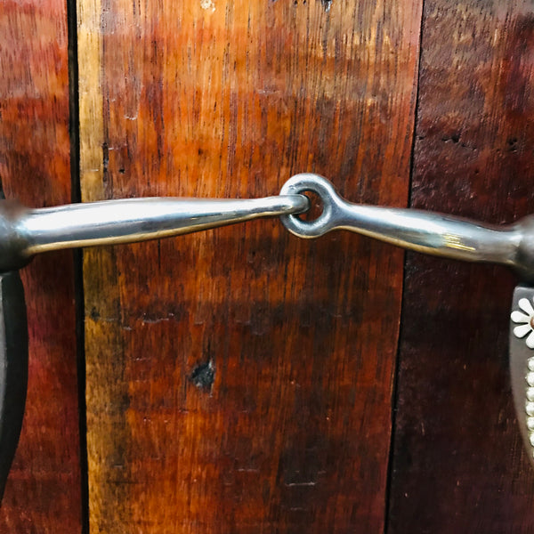 Stainless Steel Shank Bit w Flower leaf overlay