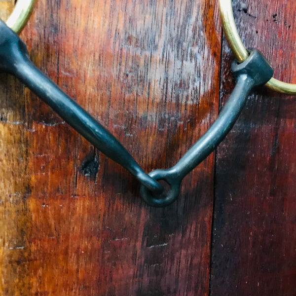 Gold Loose Ring Sweet Iron Snaffle