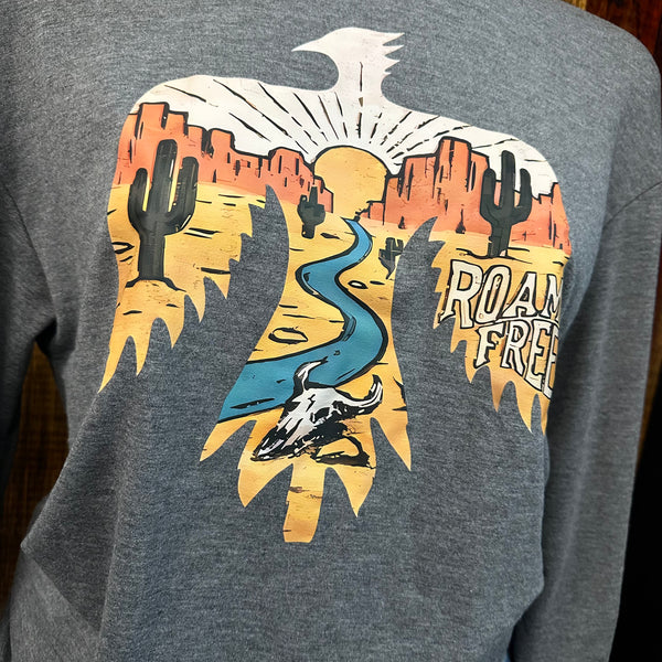 Native Eagle Crew Neck Sweatshirt