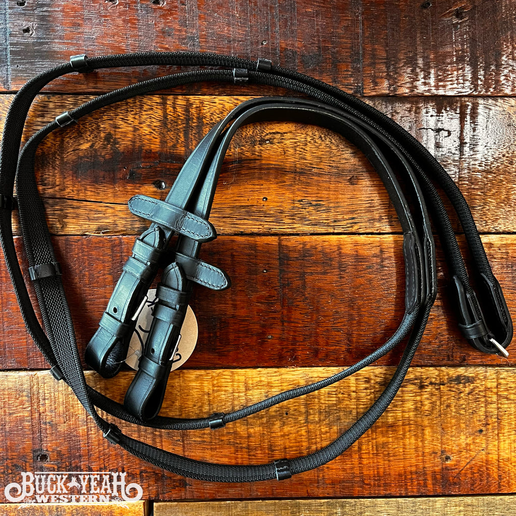 54" Rubber English Reins