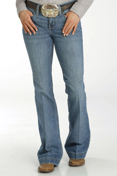 CINCH Lynden Trouser - Ladies Medium Stonewash Jeans - Limited Edition