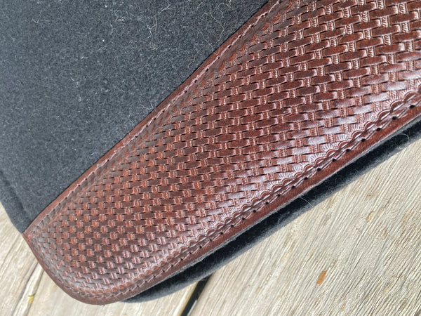 Contoured Felt Pad with Basket Weave