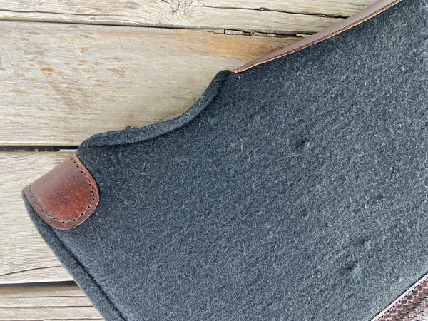 Contoured Felt Pad with Basket Weave