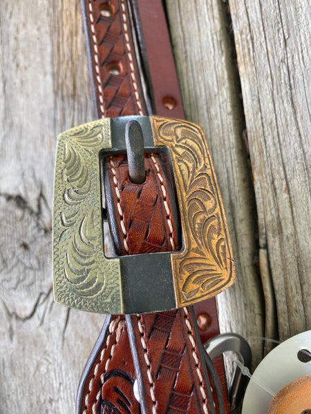 Saddle Stitch Browband Headstall