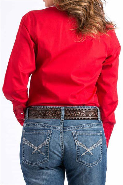 CINCH Ladies Button-Down Shirt - Red