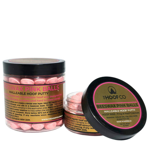 The Hoof Co - Beeswax PINK Balls
