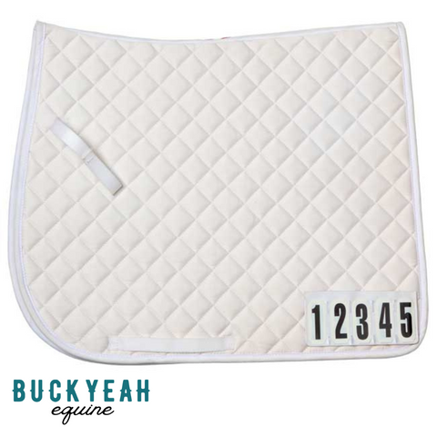 Competition Number Dressage Saddlecloth