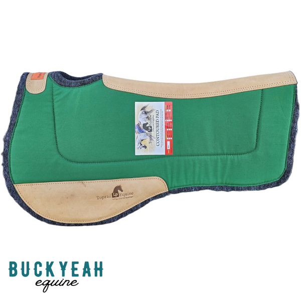 TOPRAIL EQUINE Contoured Saddle Pad (Multiple Colours)