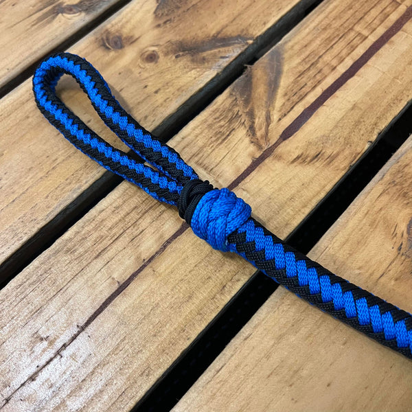 Braided Quirt with Leather Popper (Multiple Colours)