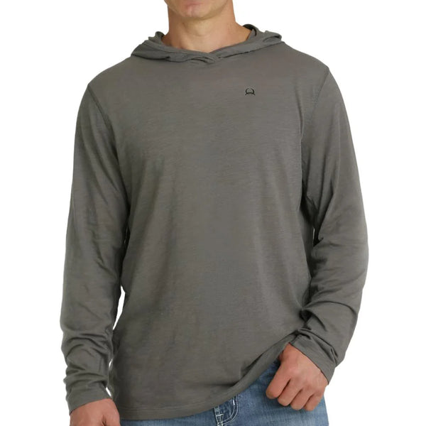 Cinch Men's Solid Arenaflex Hoodie - Grey