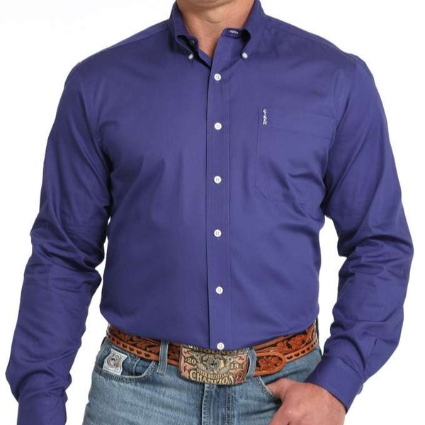 Cinch Mens Modern Fit Arena Shirt - Purple