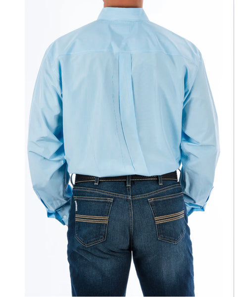 Cinch Mens Classic Fit Arena Shirt -Tencel blended-BLU