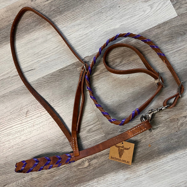 Argentina Leather Braided Nose Tie Down