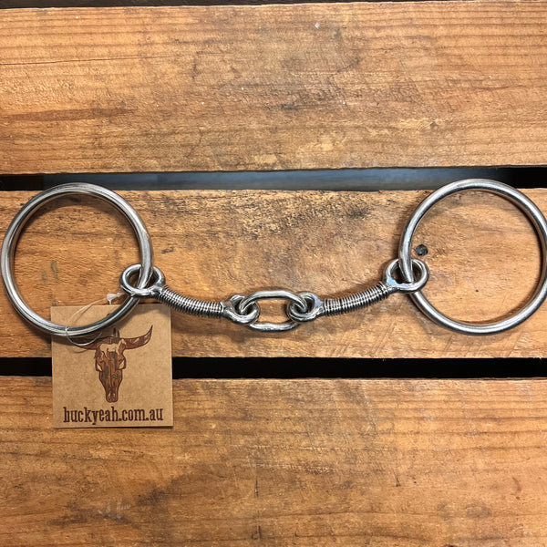 O Ring snaffle with Lifesaver & Wire Twisted