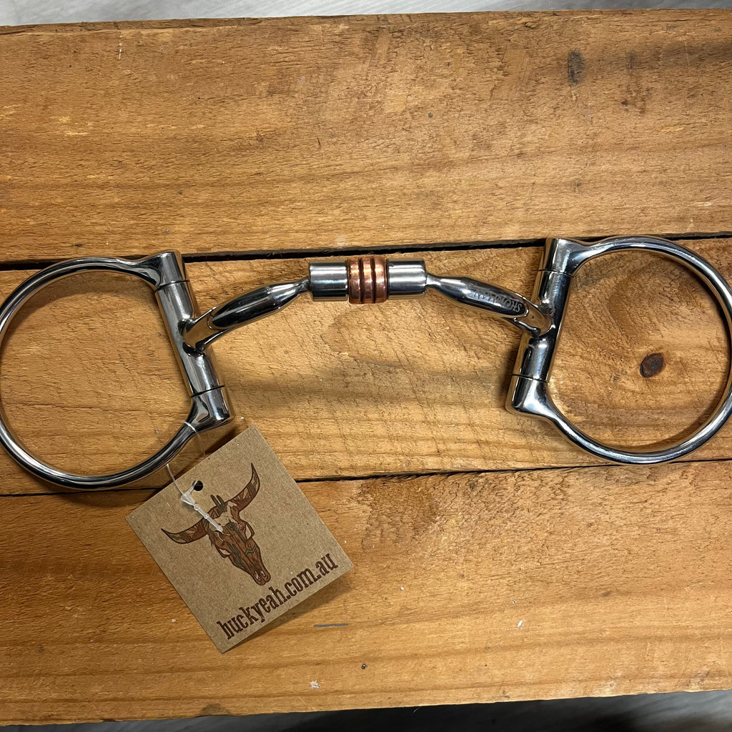 Western D-Ring Bit With Copper Roller Center – Buck Yeah