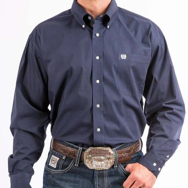 Cinch Mens Classic Fit Arena Shirt - Navy