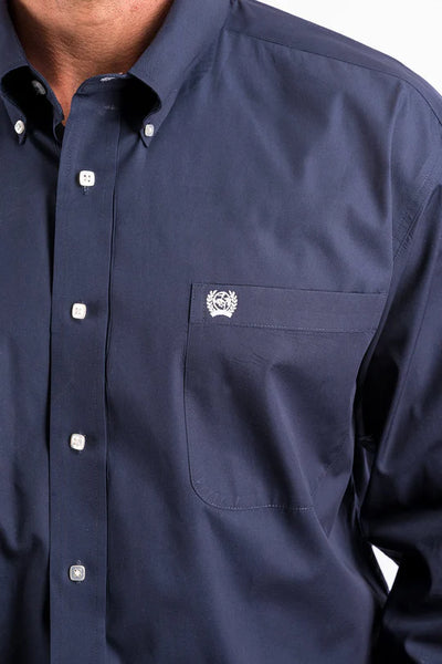 Cinch Mens Classic Fit Arena Shirt - Navy