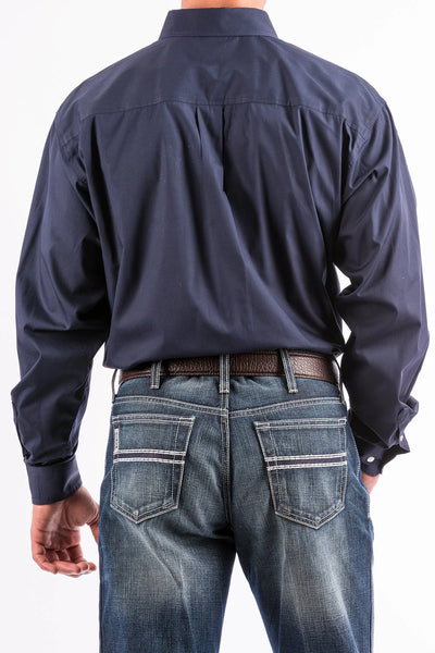 Cinch Mens Classic Fit Arena Shirt - Navy