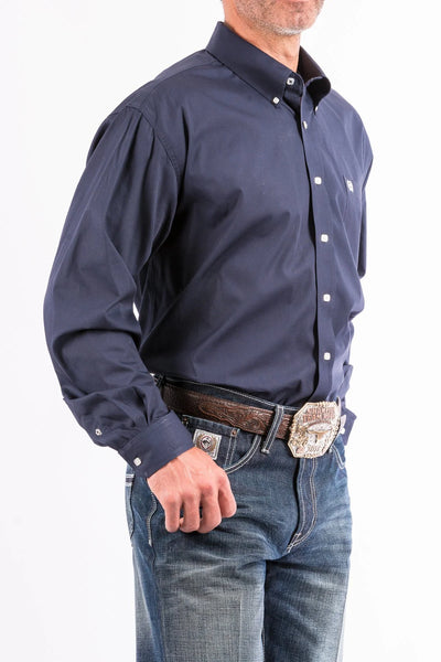 Cinch Mens Classic Fit Arena Shirt - Navy