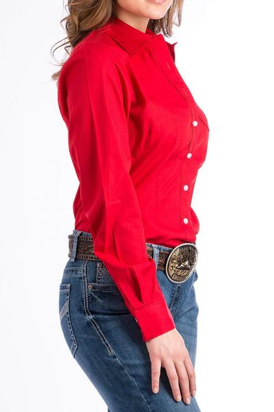 CINCH Ladies Button-Down Shirt - Red