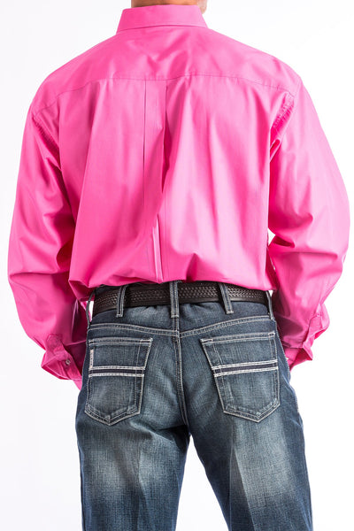 Cinch Mens Classic Fit Arena Shirt - Pink