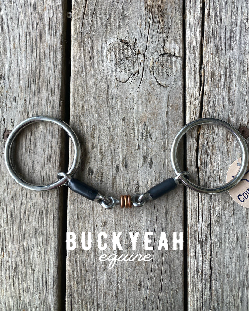 CowCreek O Ring Bit (Smooth Blue Steel with Copper Rings)