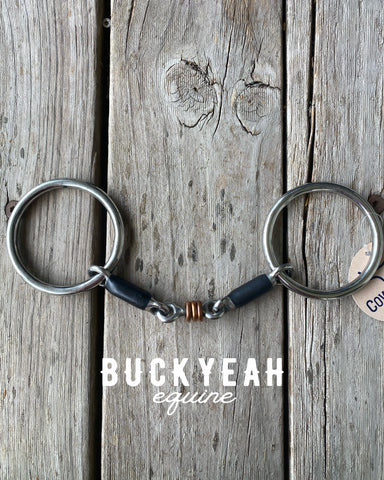 CowCreek O Ring Bit (Smooth Blue Steel with Copper Rings)