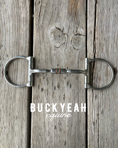 Western D-Ring bit with Comfort Mouth & Copper Roller Center