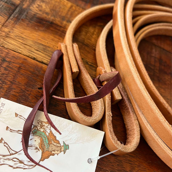 Harness Leather Split Reins 5/8" X 8'