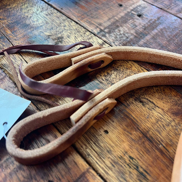 Harness Leather Split Reins 5/8" X 8'