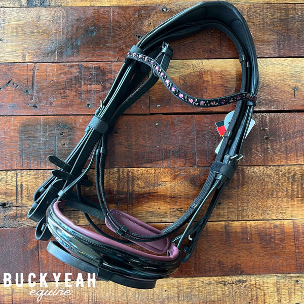 Waldhausen Bridle XLine Black Cranberry