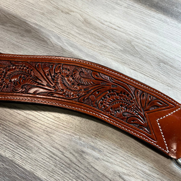Floral Tooled Tripping Collar