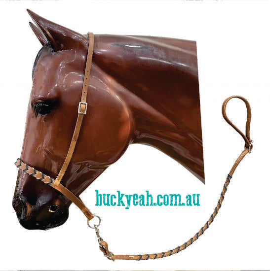 Argentina Leather Braided Nose Tie Down